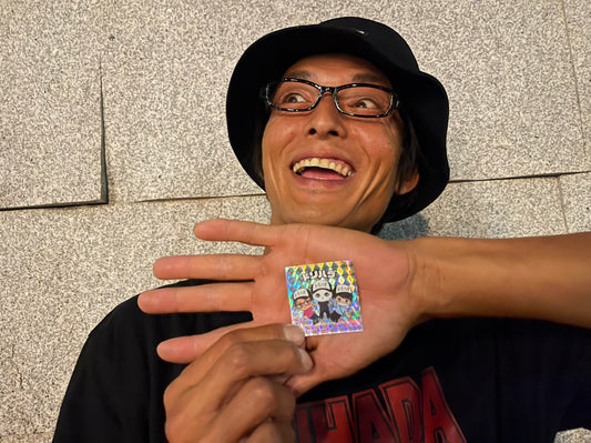 〇ックリマン風ステッカー3人ver