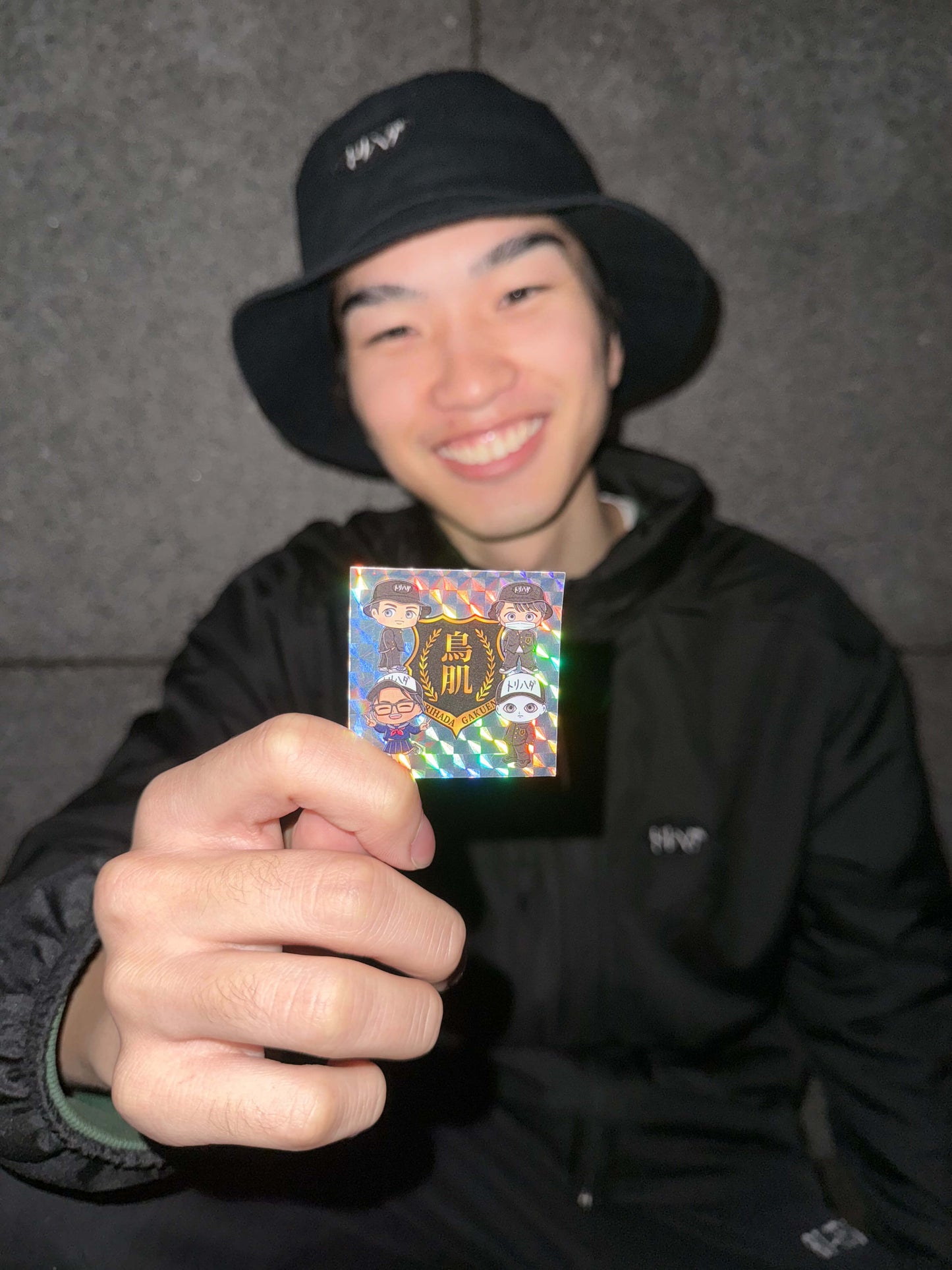 〇ックリマン風ステッカー4人ver